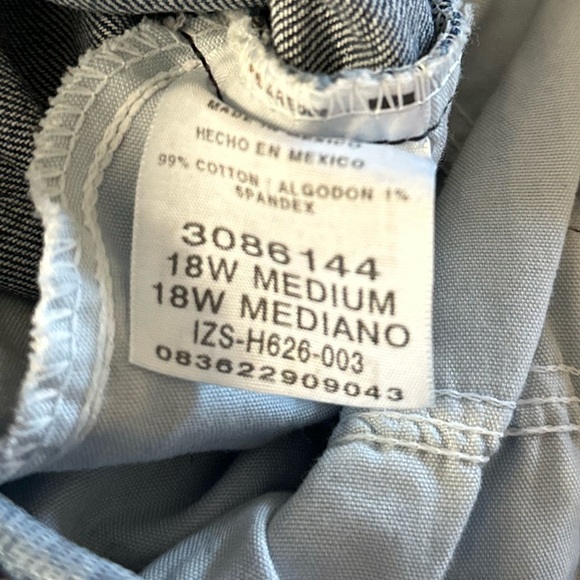 VTG lee side elastic at the waist mom jeans size 18W - Picture 7 of 7